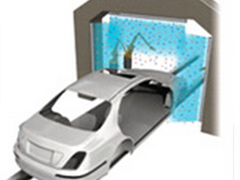 車身裝涂前，靜電問題會吸附空氣中的小灰塵，影響車身裝涂效果。